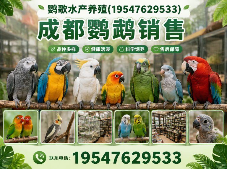 青白江区中大型鹦鹉繁育展示图